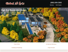 Tablet Screenshot of global3darts.com